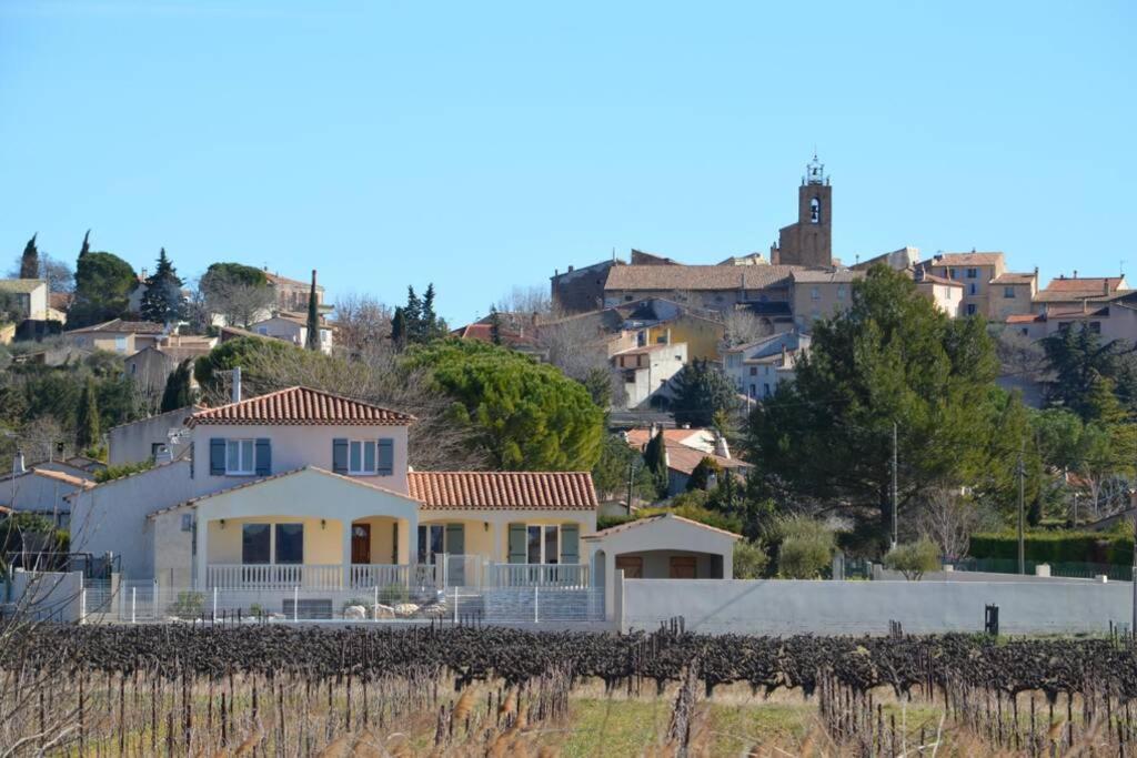 Appartamento Vue Sainte Victoire, Proche Aix-En-Provence Pourrieres Esterno foto